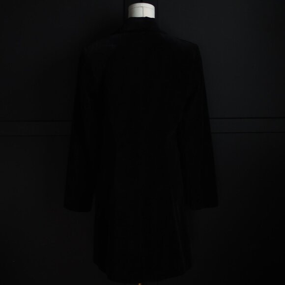 Sinéquanone Paris | Gorgeous Like NEW Velour Black Button-Up Coat - Picture 6 of 6